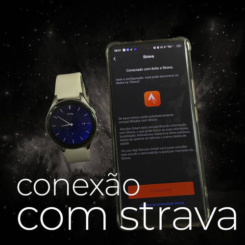 Relógio Smartwatch Órion Amoled Alexa Strava Gps Integrado