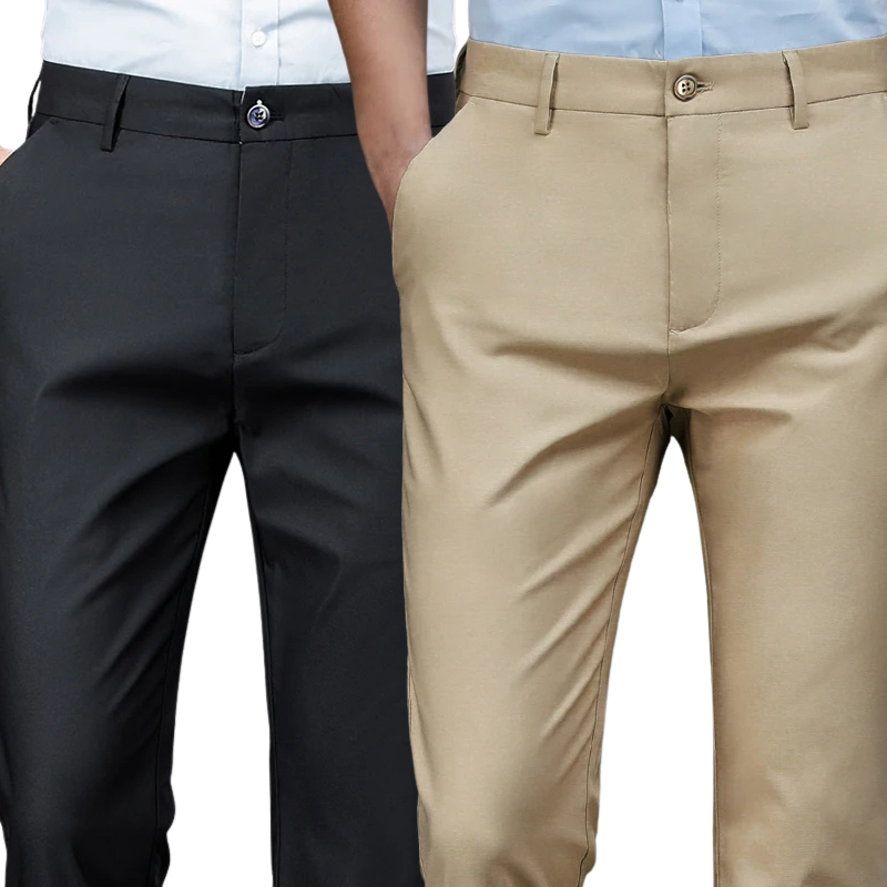 COMPRE 1 LEVE 2 - Calça Social Alfaiataria + Cinto Social Couro